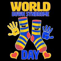 World Down Syndrome Day Socks & Hands City Backpack