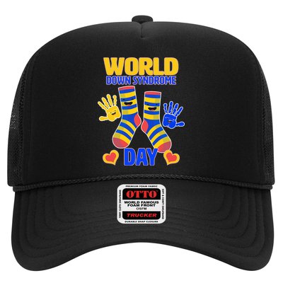 World Down Syndrome Day Socks & Hands Trucker Hat