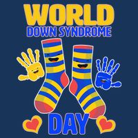 World Down Syndrome Day Socks & Hands Cool Comfort Performance Bucket Hat
