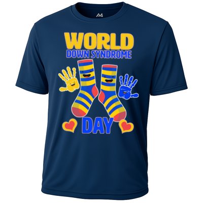 World Down Syndrome Day Socks & Hands Performance Shirt