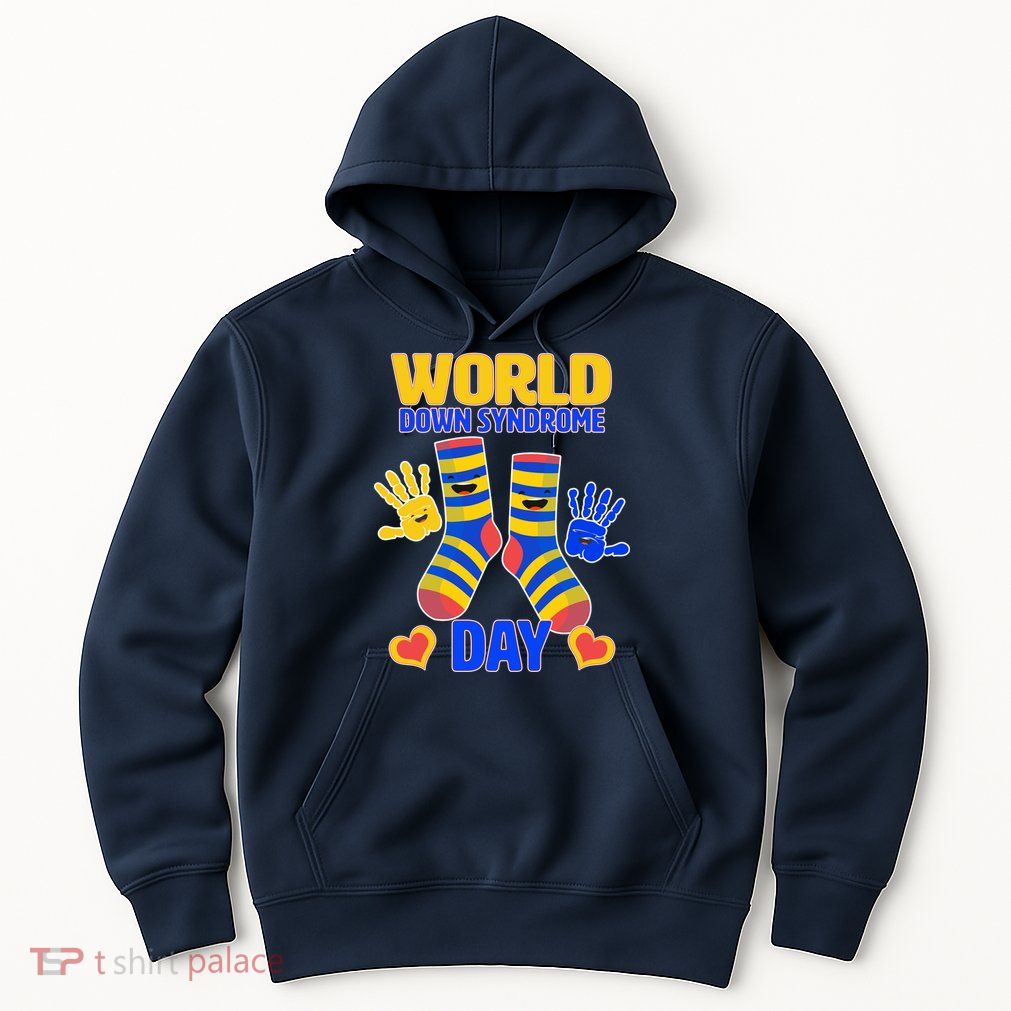 World Down Syndrome Day Socks & Hands Hoodie