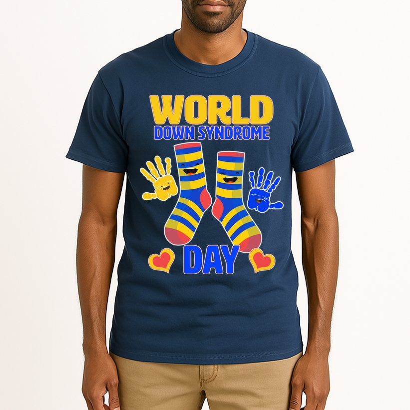 World Down Syndrome Day Socks & Hands Tall T-Shirt