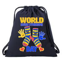 World Down Syndrome Day Socks & Hands Drawstring Bag