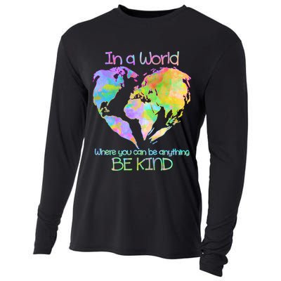 World Full Of Love Be Kind Cooling Performance Long Sleeve Crew