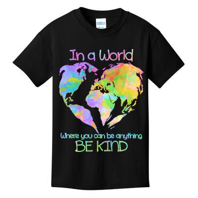 World Full Of Love Be Kind Kids T-Shirt
