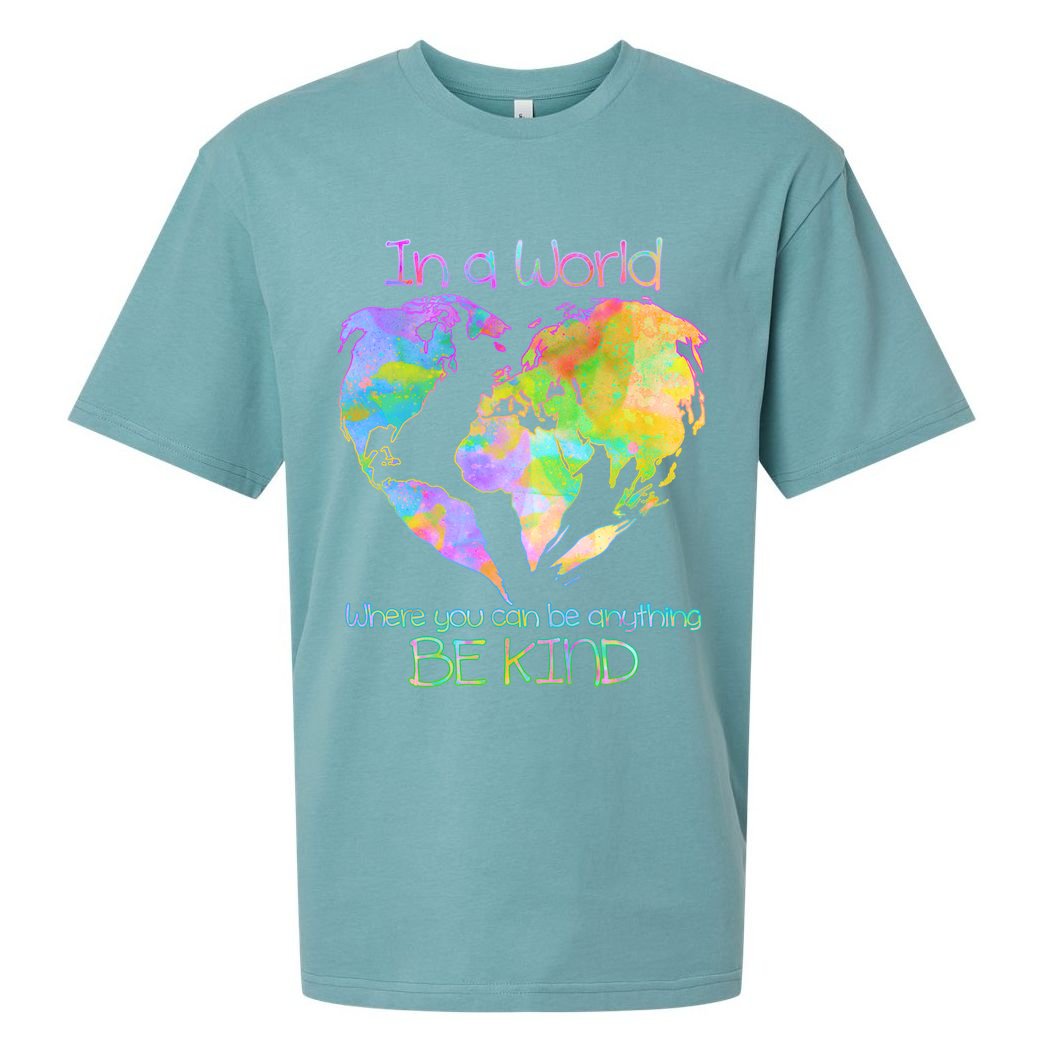 World Full Of Love Be Kind Sueded Cloud Jersey T-Shirt