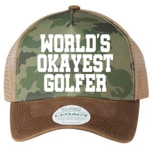 World Okayest Golfer Legacy Tie Dye Trucker Hat