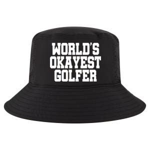 World Okayest Golfer Cool Comfort Performance Bucket Hat