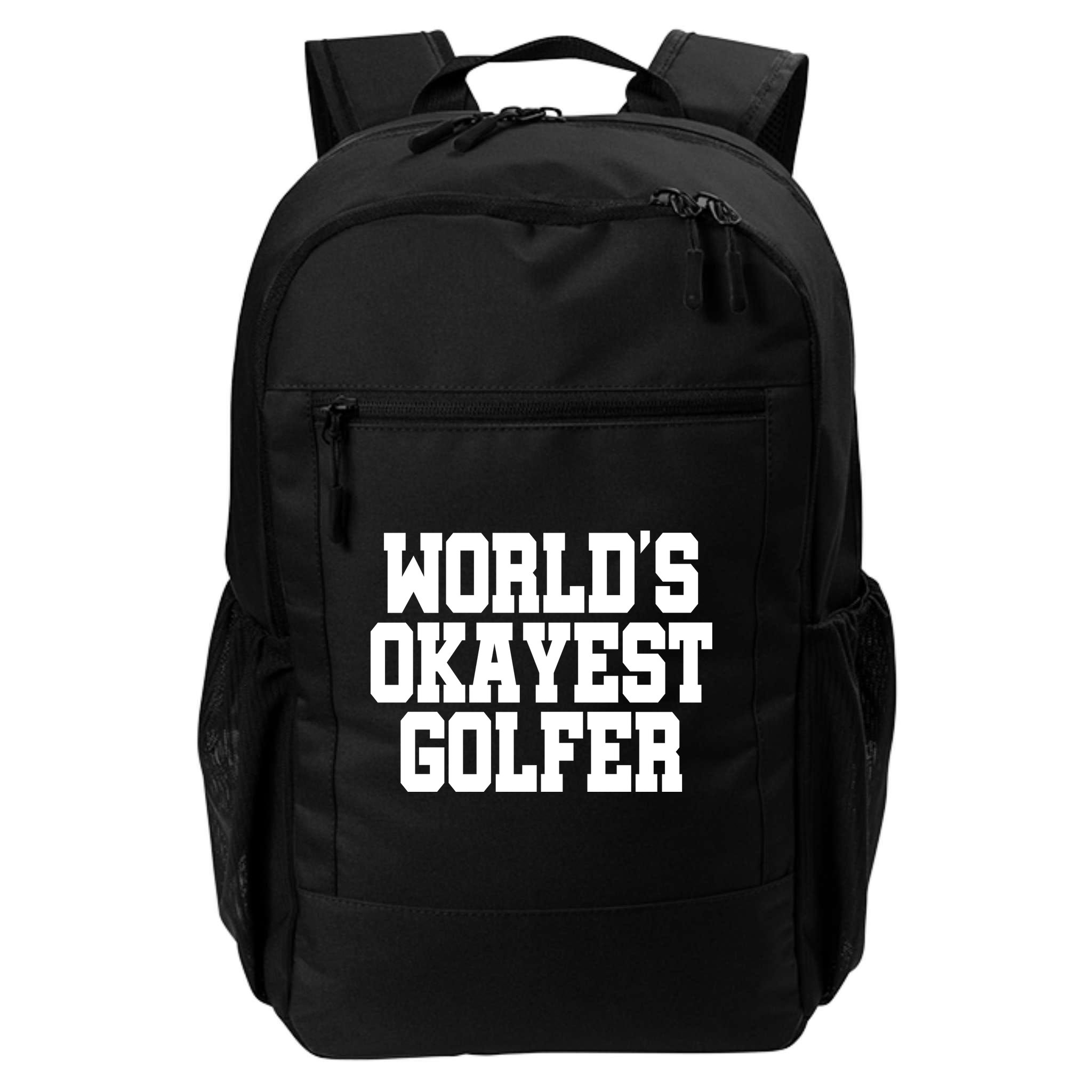 World Okayest Golfer Backpack