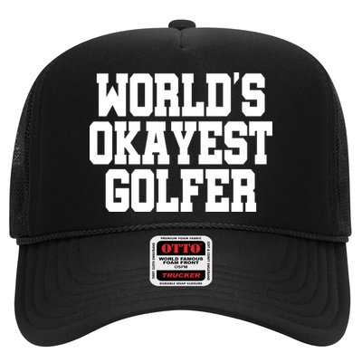 World Okayest Golfer Trucker Hat