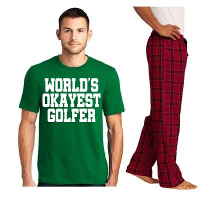 World Okayest Golfer Pajama Set