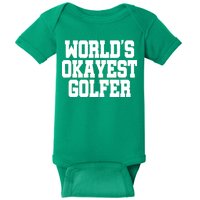 World Okayest Golfer Baby Bodysuit