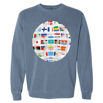 World Soccer Ball Garment-Dyed Sweatshirt