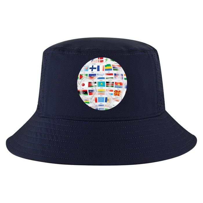 World Soccer Ball Cool Comfort Performance Bucket Hat