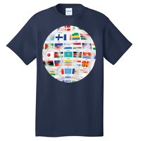 World Soccer Ball Tall T-Shirt