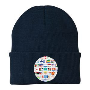 World Soccer Ball Knit Cap Winter Beanie