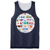 World Soccer Ball Mesh Reversible Basketball Jersey Tank