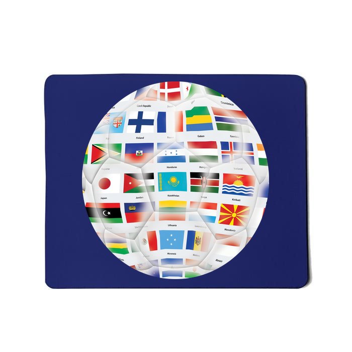 World Soccer Ball Mousepad