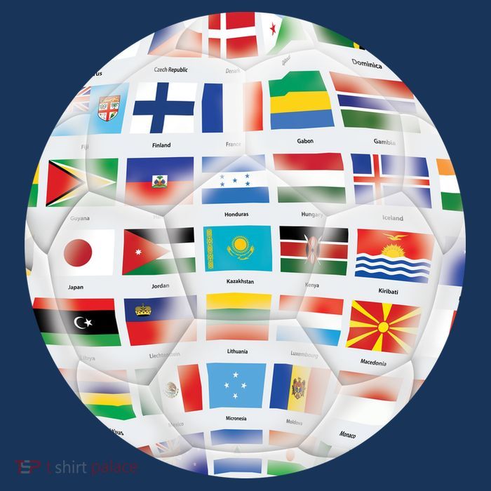 World Soccer Ball Poster
