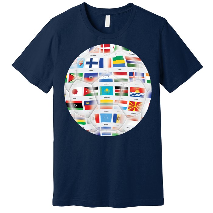 World Soccer Ball Premium T-Shirt