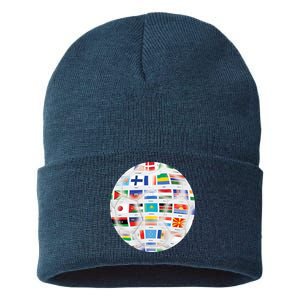 World Soccer Ball Sustainable Knit Beanie