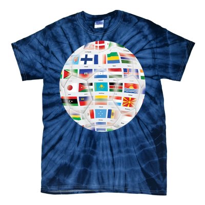 World Soccer Ball Tie-Dye T-Shirt