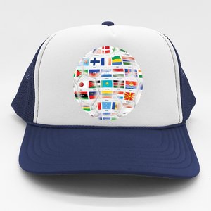 World Soccer Ball Trucker Hat