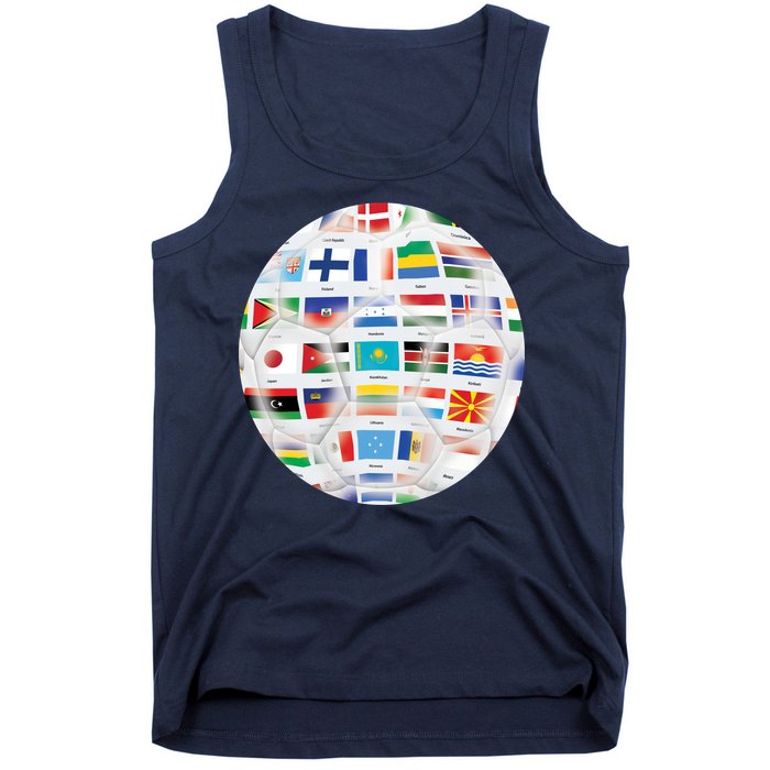 World Soccer Ball Tank Top