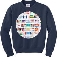 World Soccer Ball Kids Sweatshirt