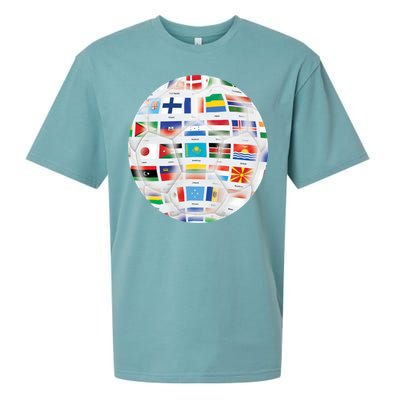 World Soccer Ball Sueded Cloud Jersey T-Shirt