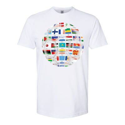 World Soccer Ball Softstyle® CVC T-Shirt