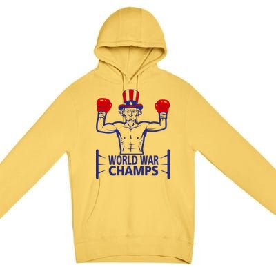 World War Champs Uncle Sam Premium Pullover Hoodie