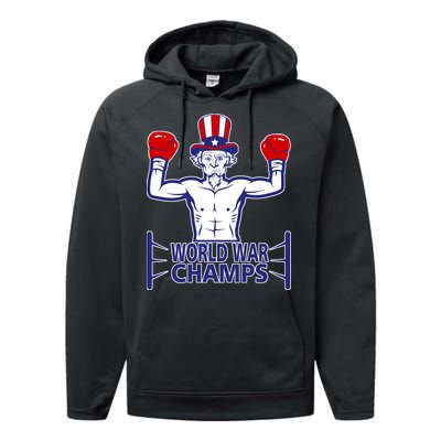 World War Champs Uncle Sam Performance Fleece Hoodie