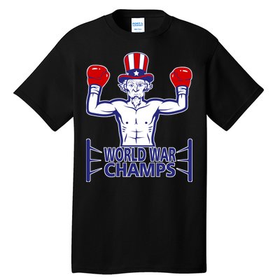 World War Champs Uncle Sam Tall T-Shirt