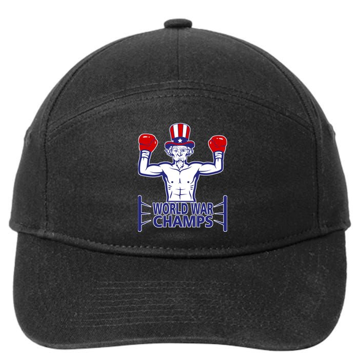 World War Champs Uncle Sam 7-Panel Snapback Hat
