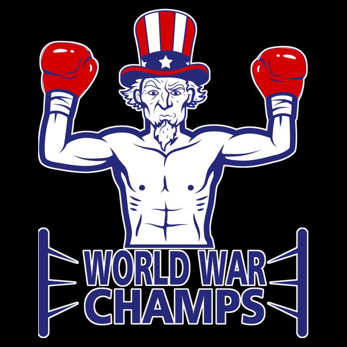 World War Champs Uncle Sam 7-Panel Snapback Hat
