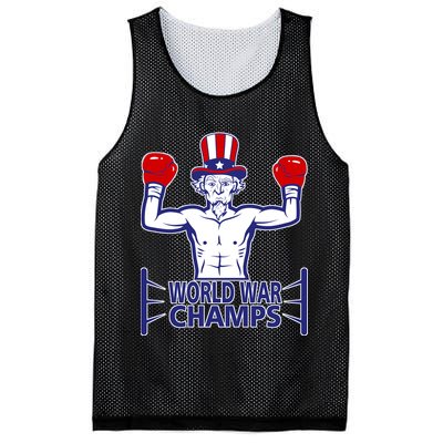 World War Champs Uncle Sam Mesh Reversible Basketball Jersey Tank