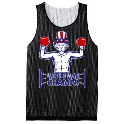 World War Champs Uncle Sam Mesh Reversible Basketball Jersey Tank