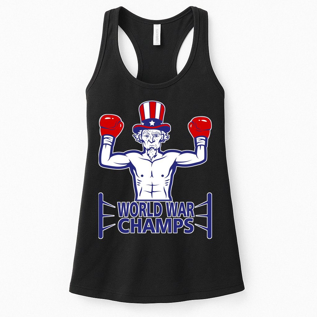 World War Champs Uncle Sam Womens Tank Top