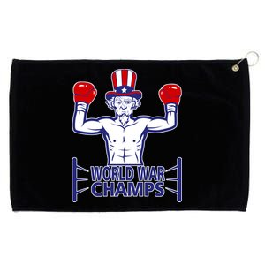 World War Champs Uncle Sam Grommeted Golf Towel