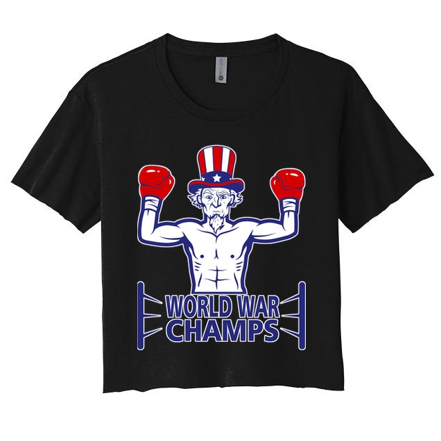 World War Champs Uncle Sam Crop Top
