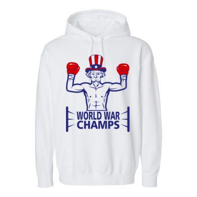 World War Champs Uncle Sam Garment-Dyed Fleece Hoodie