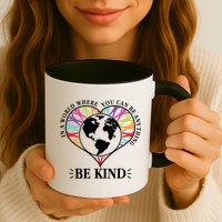 World Where You Can Be Anything Be Kind World Unity Day Mug