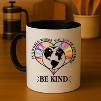 World Where You Can Be Anything Be Kind World Unity Day Mug