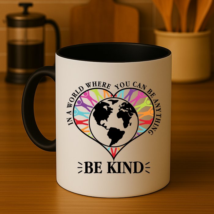 World Where You Can Be Anything Be Kind World Unity Day Mug