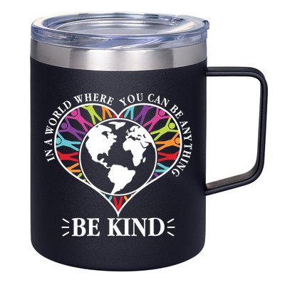 World Where You Can Be Anything Be Kind World Unity Day 12oz Stainless Steel Coffee Mug