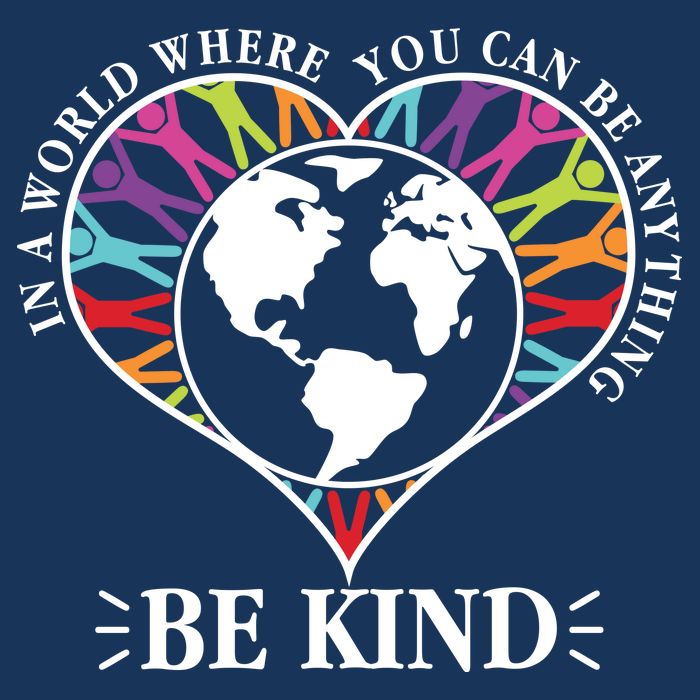 World Where You Can Be Anything Be Kind World Unity Day Infant Baby Jersey Bodysuit