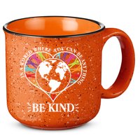 World Where You Can Be Anything Be Kind World Unity Day 15oz Campfire Ceramic Mug