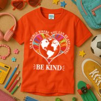 World Where You Can Be Anything Be Kind World Unity Day Kids T-Shirt
