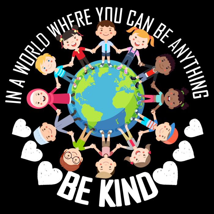 World Where You Can Be Kind Anti-Bullying Flexfit Unipanel Trucker Cap